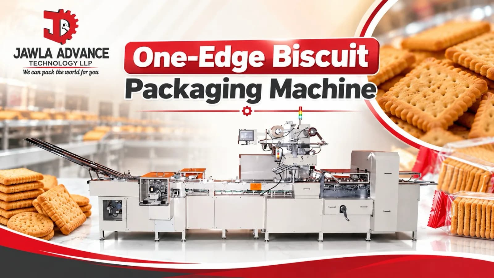 One-Edge Biscuit Packaging Machine