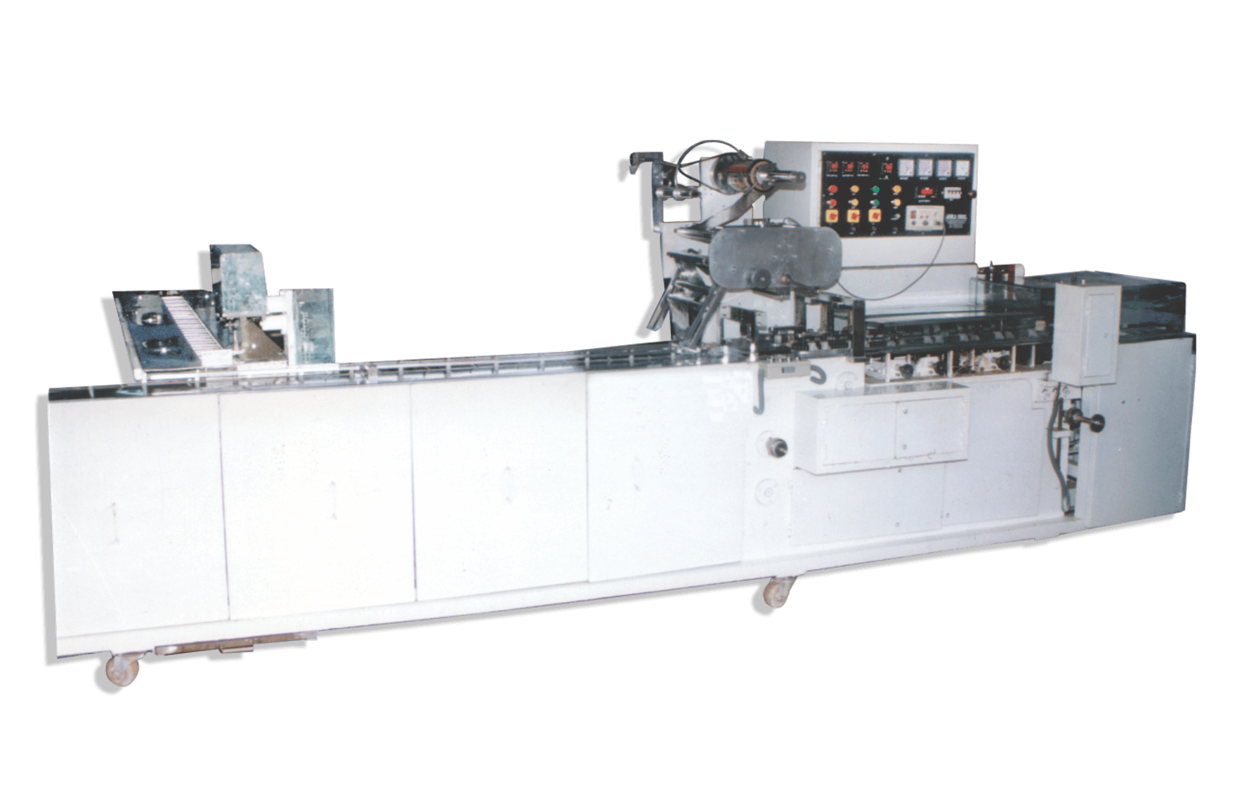 One-Edge Packaging Machine With Cream Biscuit Feeder